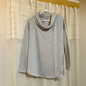 Lou & Grey large Tunic pullover with cowl neck